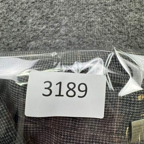 Viyella Wool Cotton Blend Flannel Sport Shirt Men 2XL XXL Plaid Check Gray Black - Picture 16 of 16